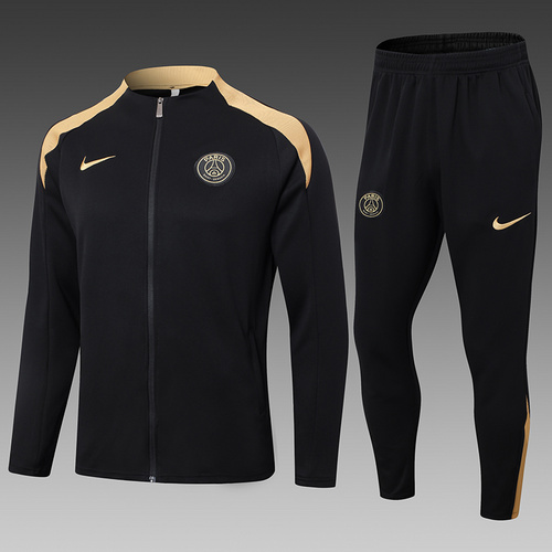 24/25 PSG black with golden Tracksuit