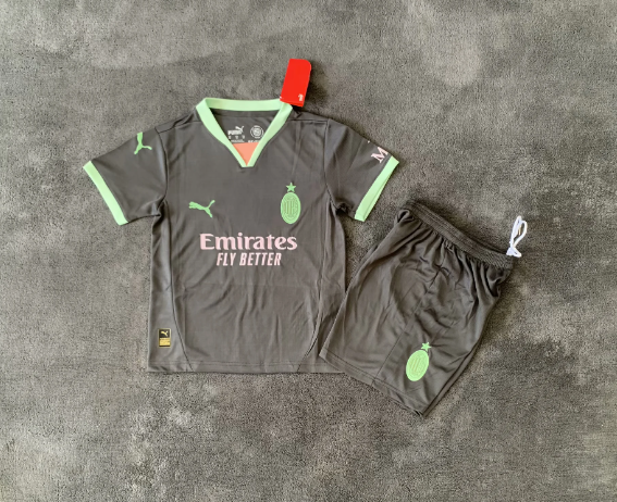 Kids Kits 24/25  AC Milan third away