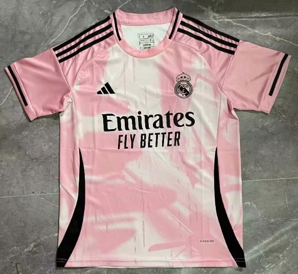 Fans Verison 24/25 Real Madrid pink and white training wear