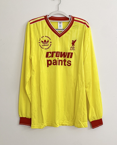 Retro 1985/86 Liverpool Away Long Sleeve