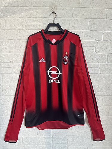 Retro 04/05 AC Milan Home Long sleeve