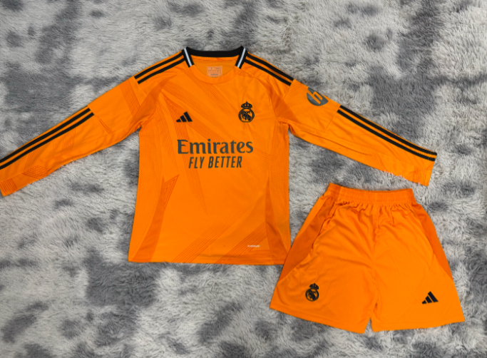 Adult Kits 24/25 Real Madrid away Long Sleeve