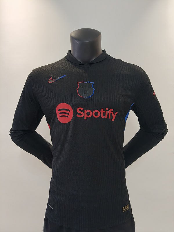 Player Version 24/25 Barcelona away old advertising version Long sleeve