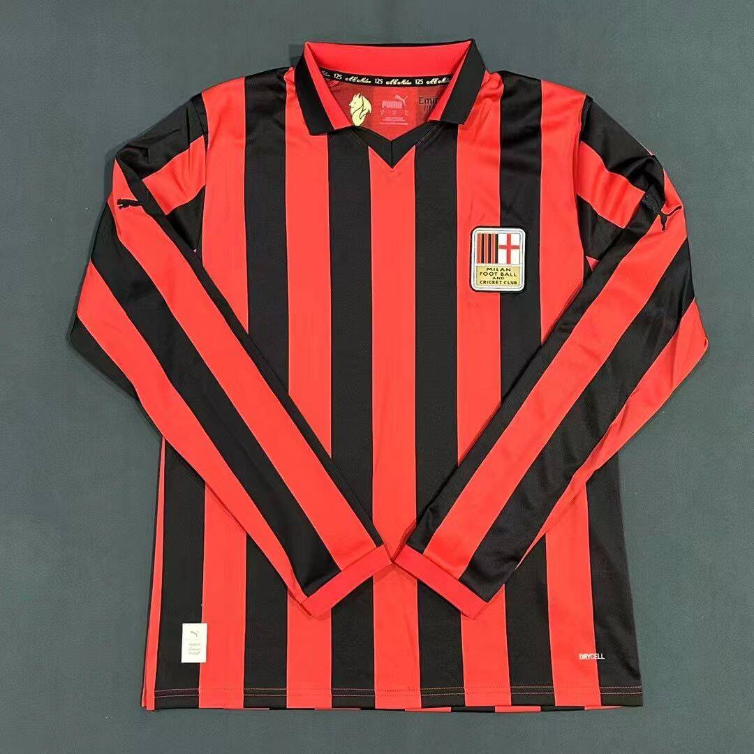 Fan version Long sleeve AC Milan 125th anniversary  