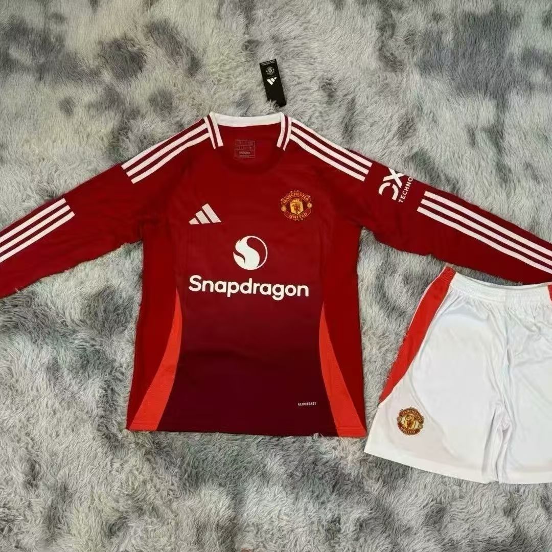 Adults kits 24/25 Manchester United home Long Sleeve