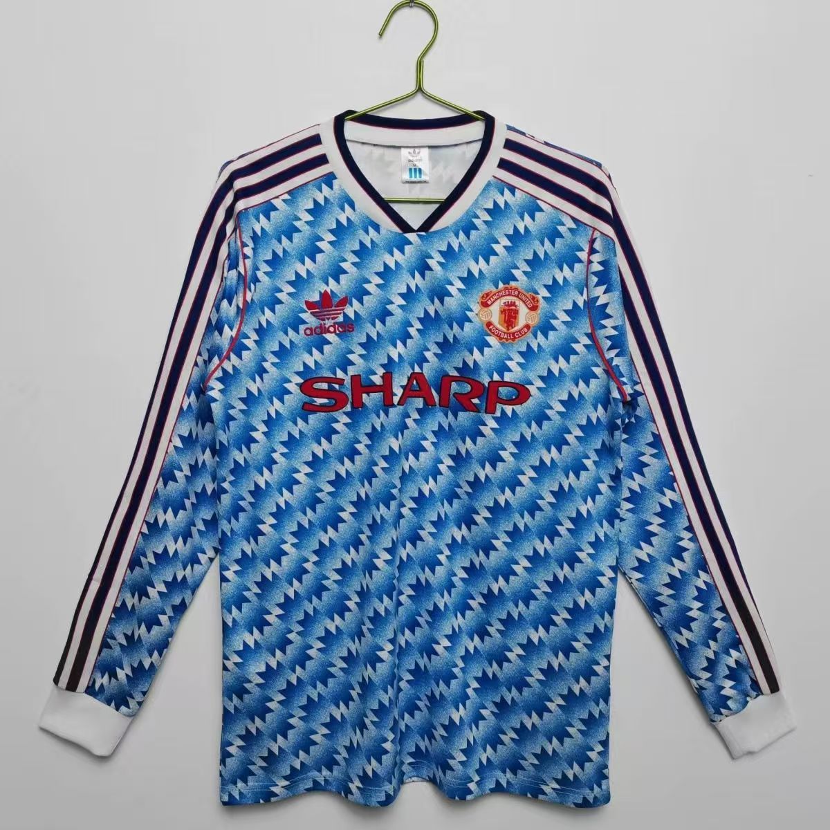 Retro 90/92  Manchester United away long sleeve