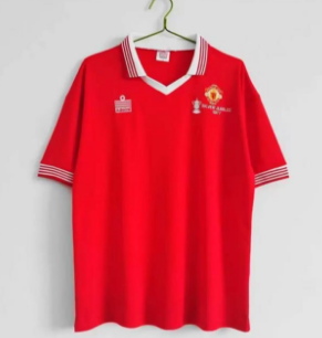 Retro 1977 Manchester United Home