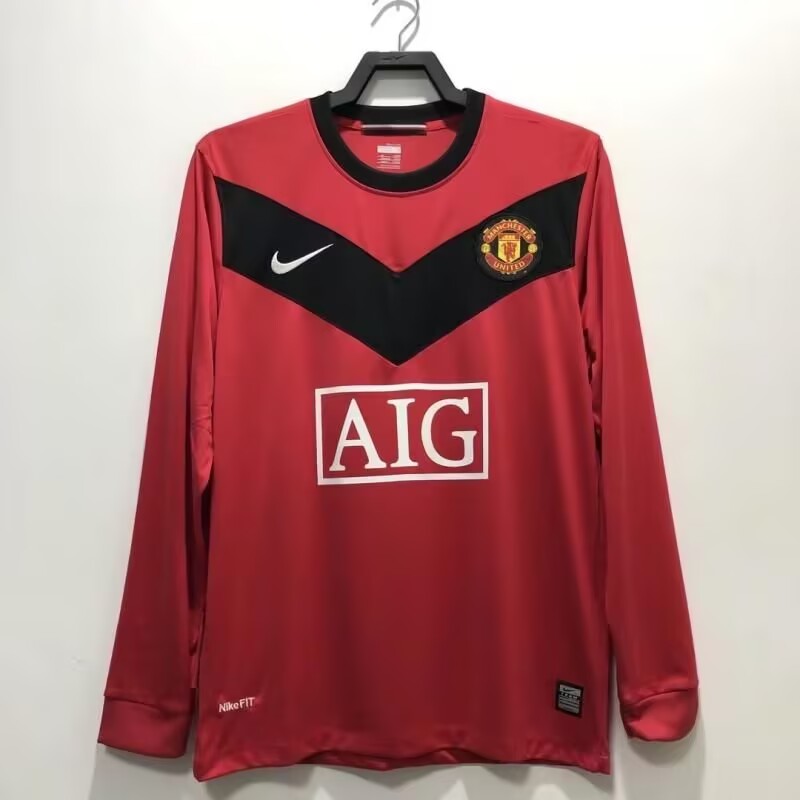 Retro 09/10 Manchester United Home Long sleeve