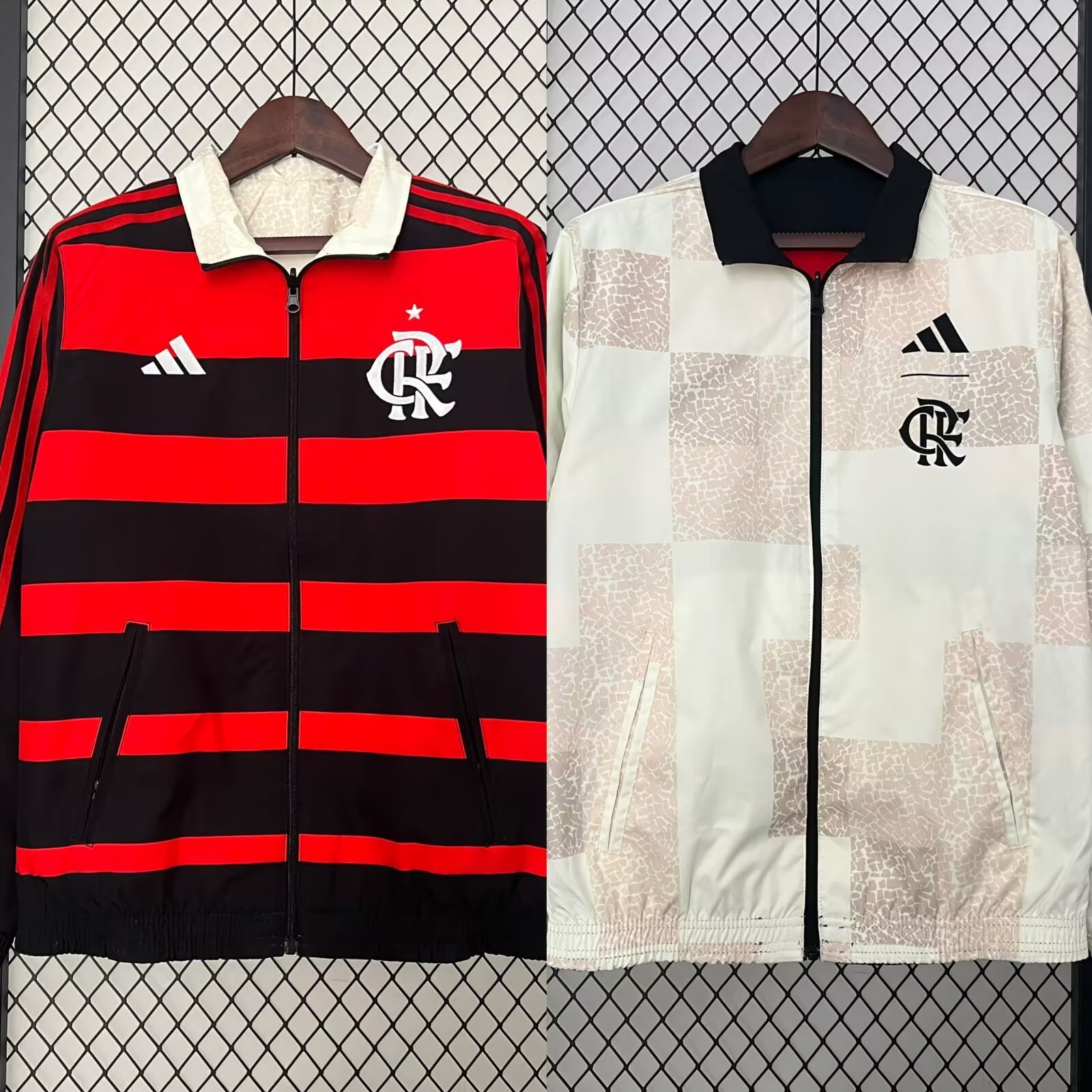 24/25 Flamengo double-sided  windbreaker