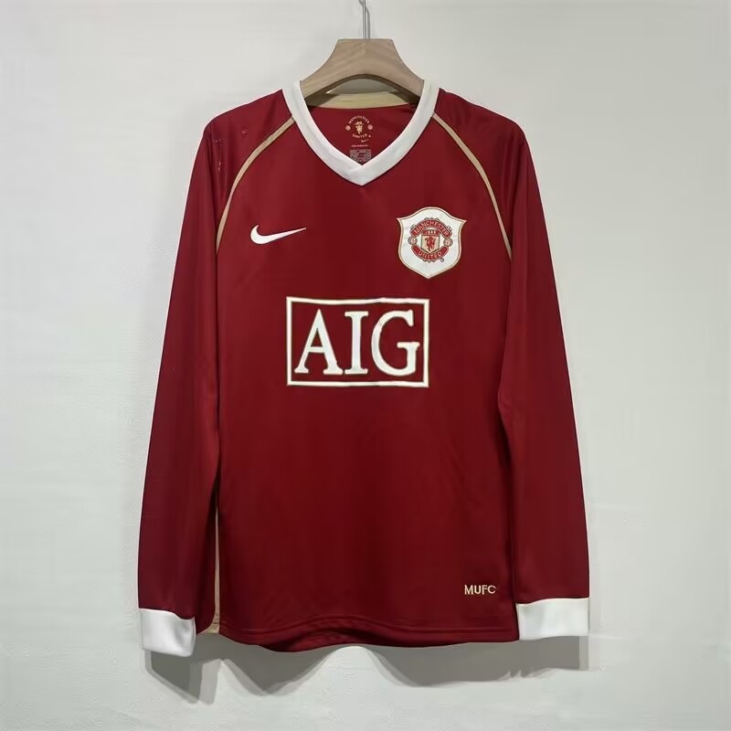 Retro 06/07 Manchester United Home long sleeve