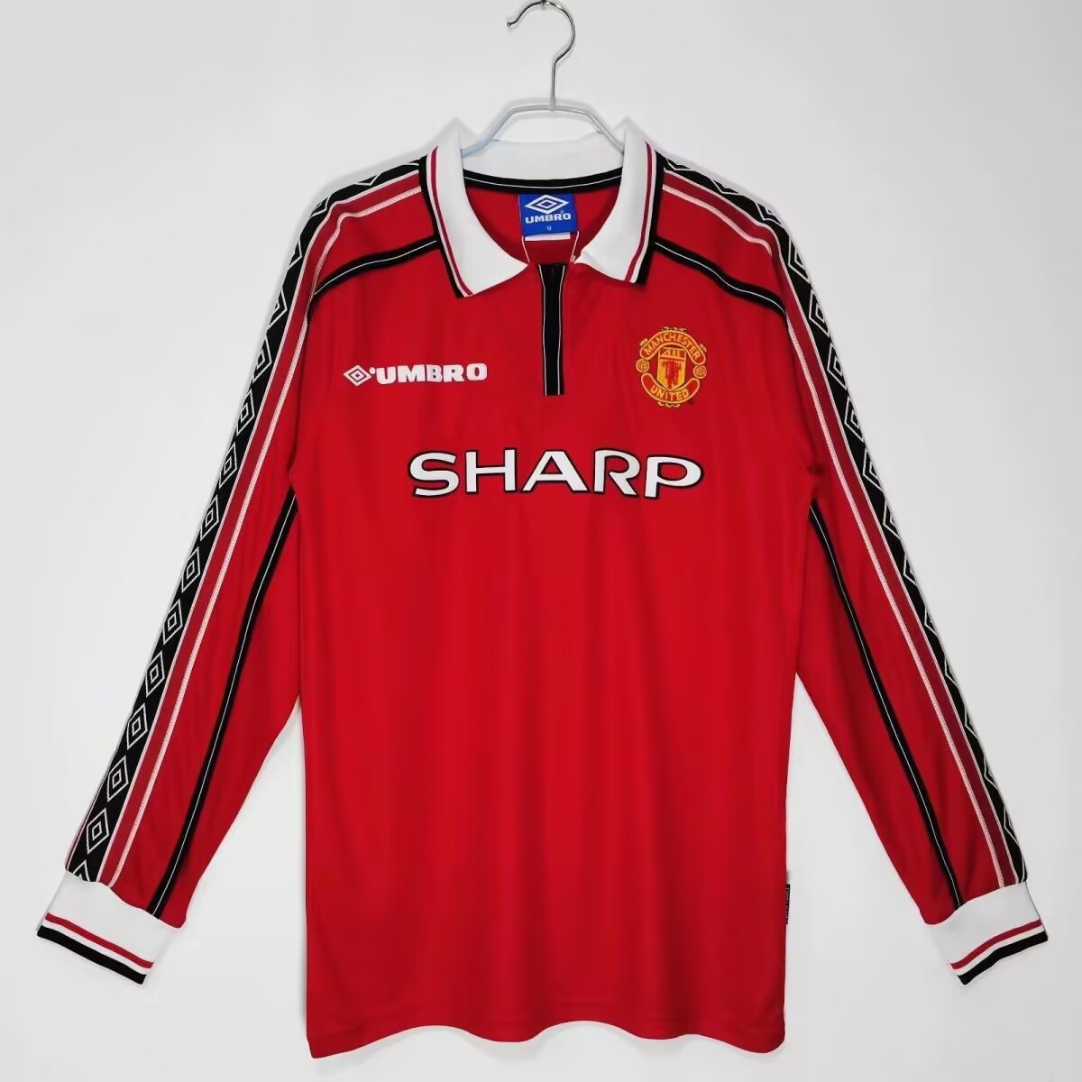 Retro 1998 Manchester United Home Long sleeve