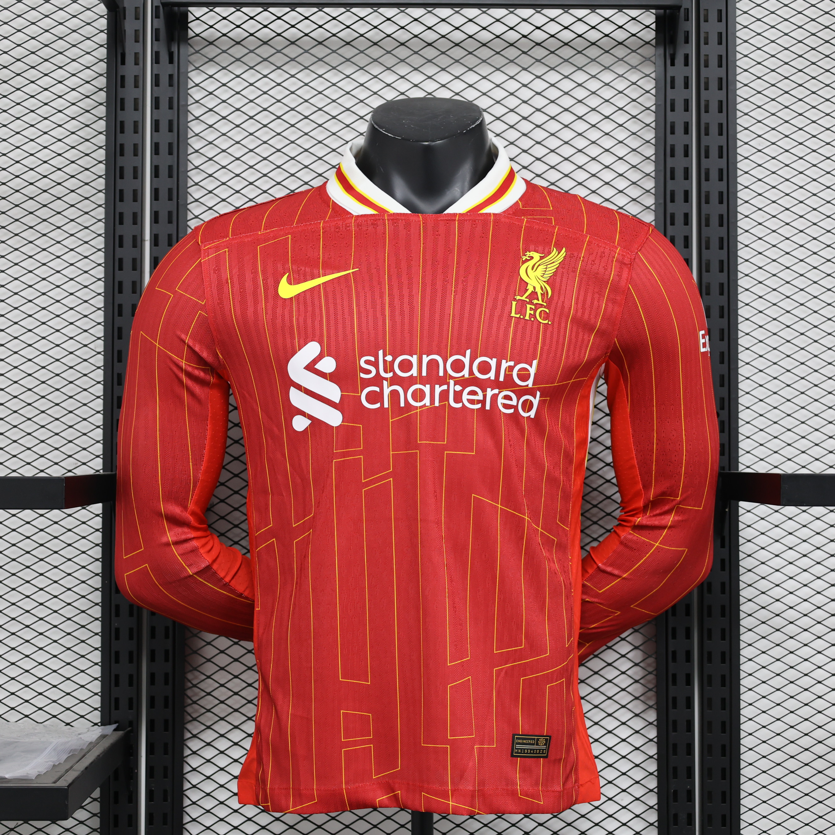 Player Version  24/25 Liverpool Home Long Sleeve