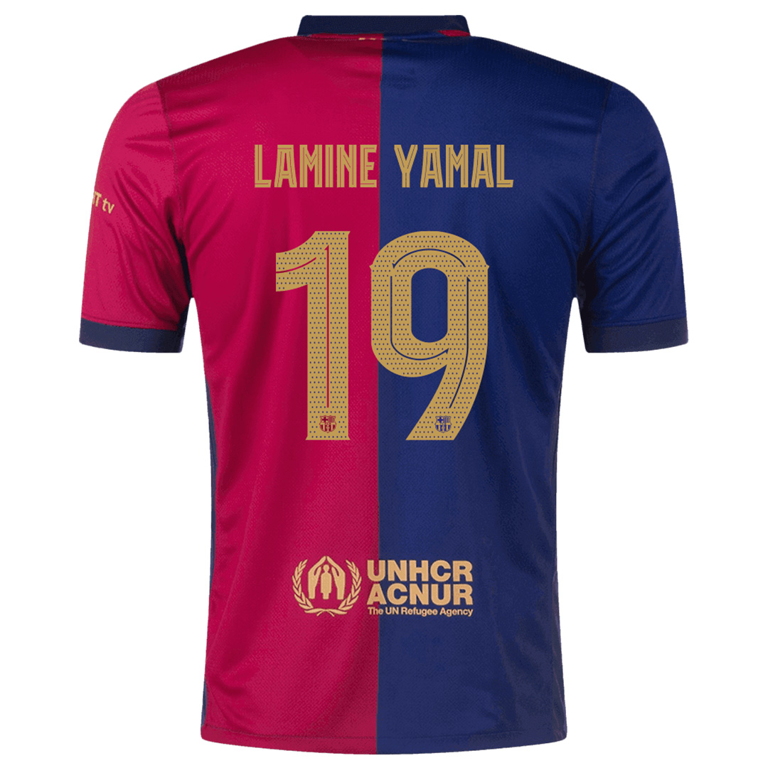 LAMINE YAMAL 19 Barcelona Home Jersey Player Version 2024/25