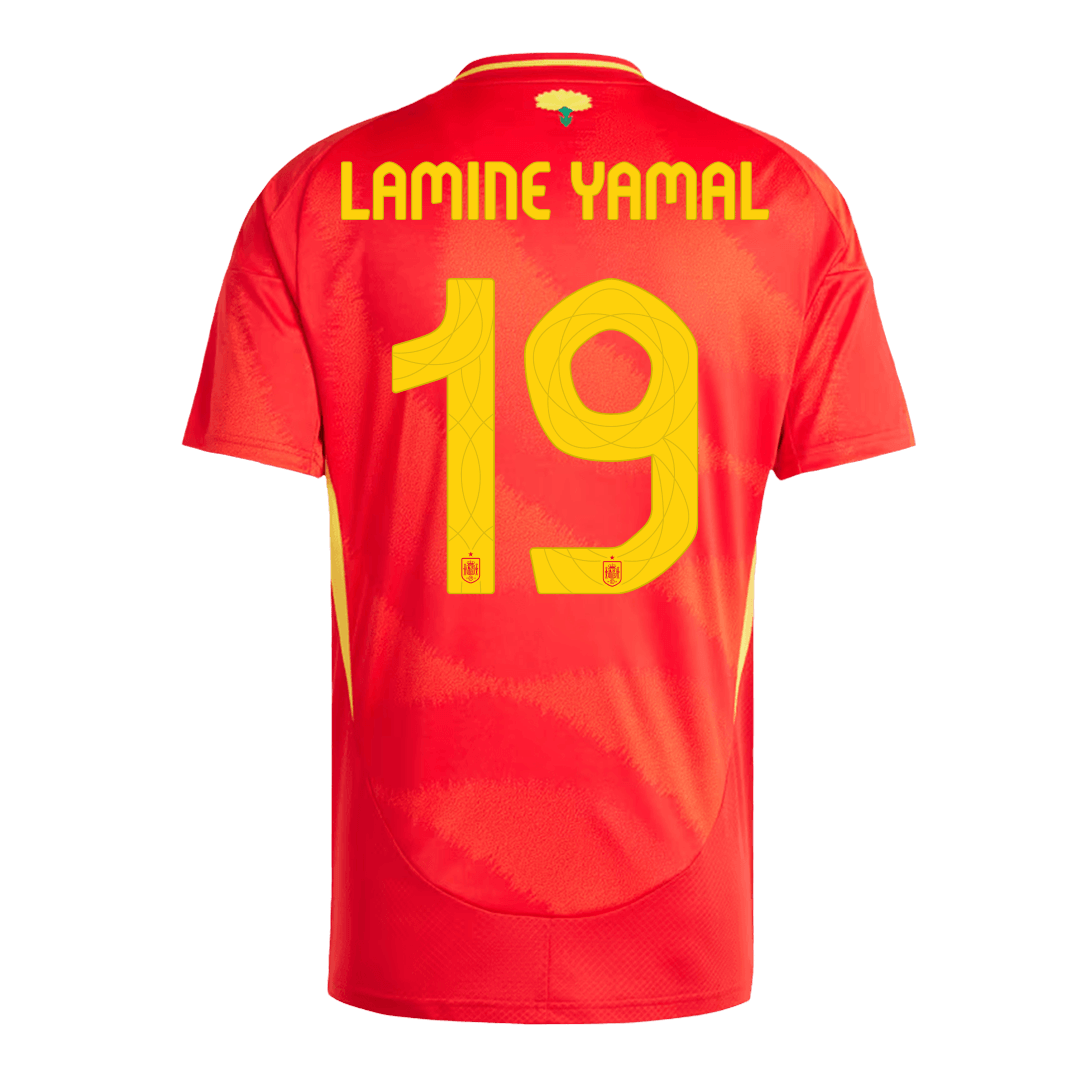 [Super Replica] LAMINE YAMAL 19 Spain Home Jersey Euro 2024