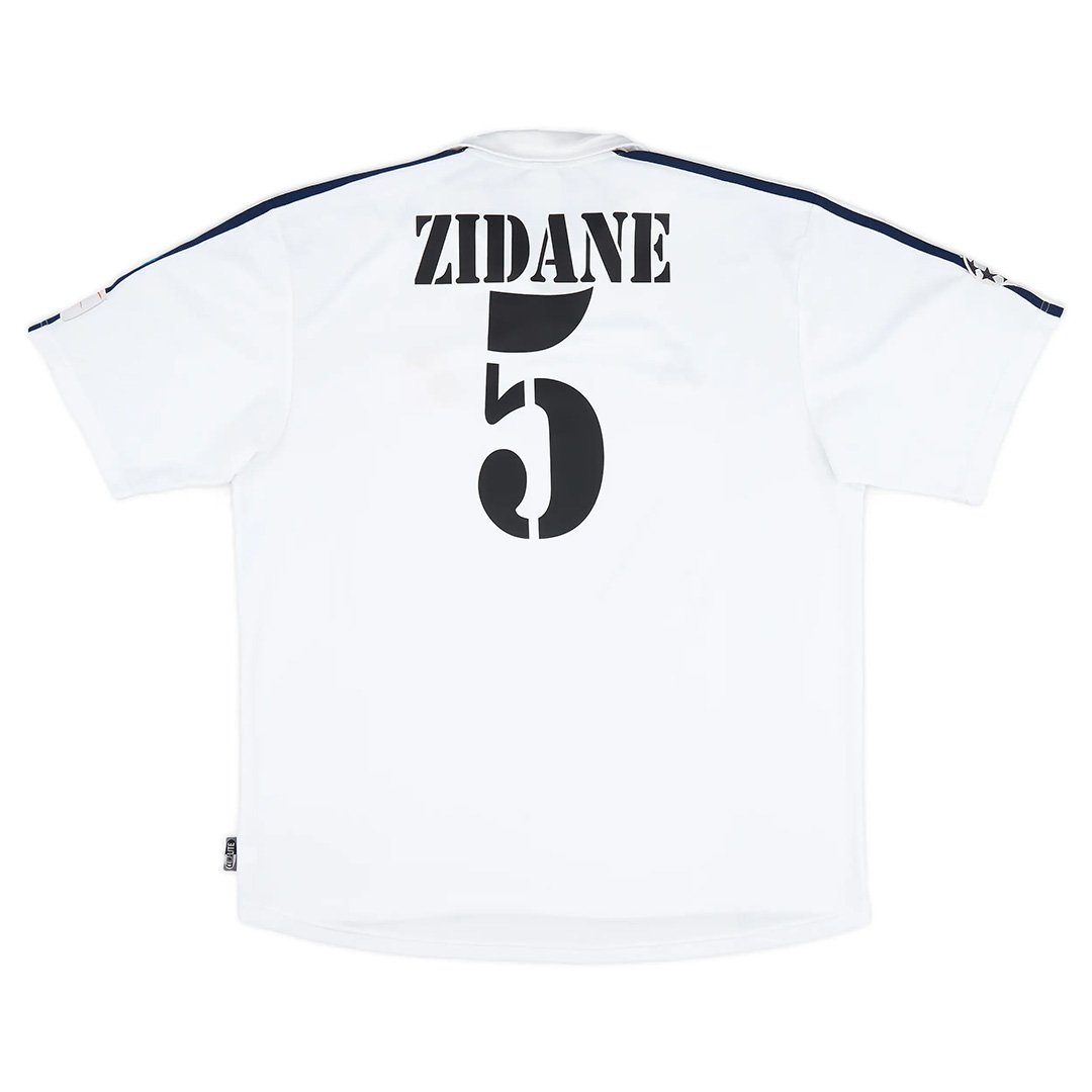 Zidane 5 Real Madrid Retro Jersey Centenary Home 2002/03