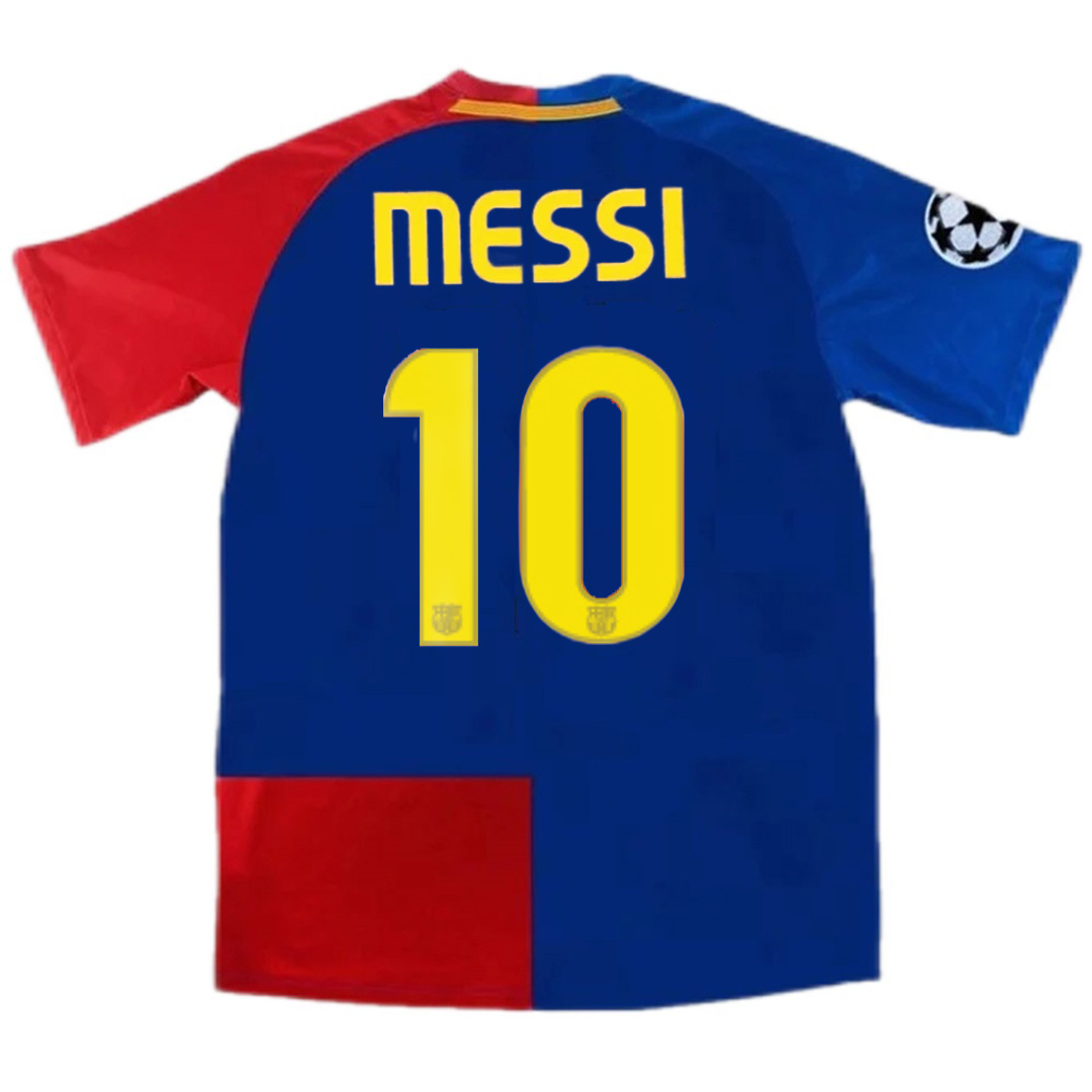 Messi 10 Barcelona UCL Final Retro Home Jersey 2008/09