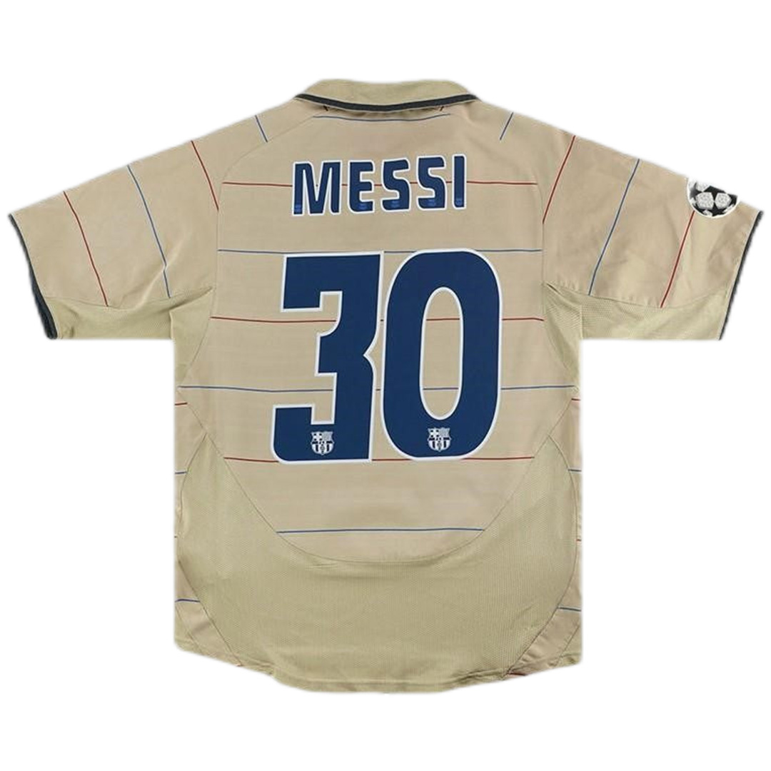 Messi 30 Retro Barcelona Away Jersey 2003/05