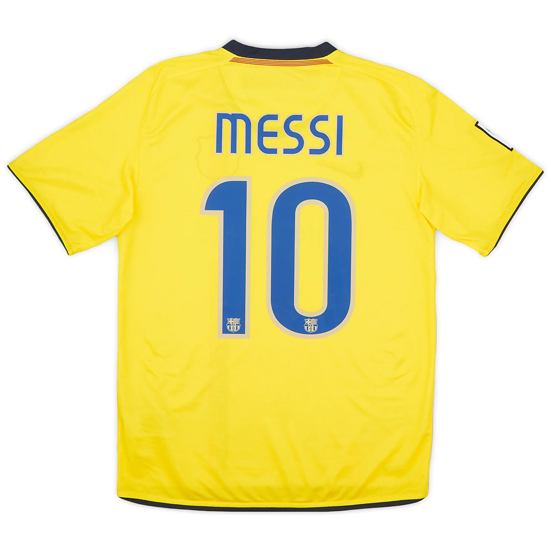 Messi 10 Barcelona Retro Jersey Away 2008/09