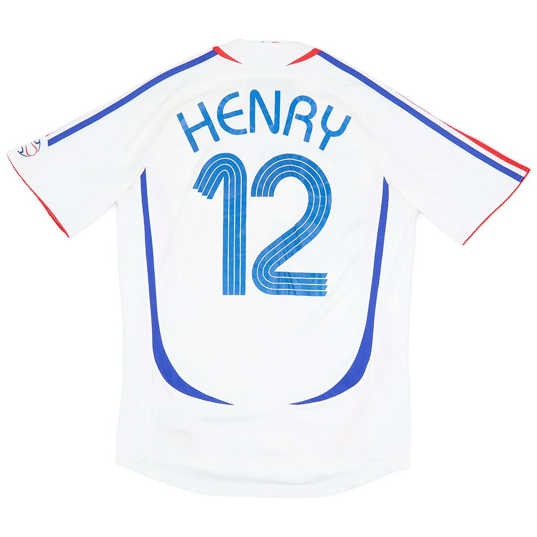 HENRY 12 France Retro Jersey Away World Cup 2006