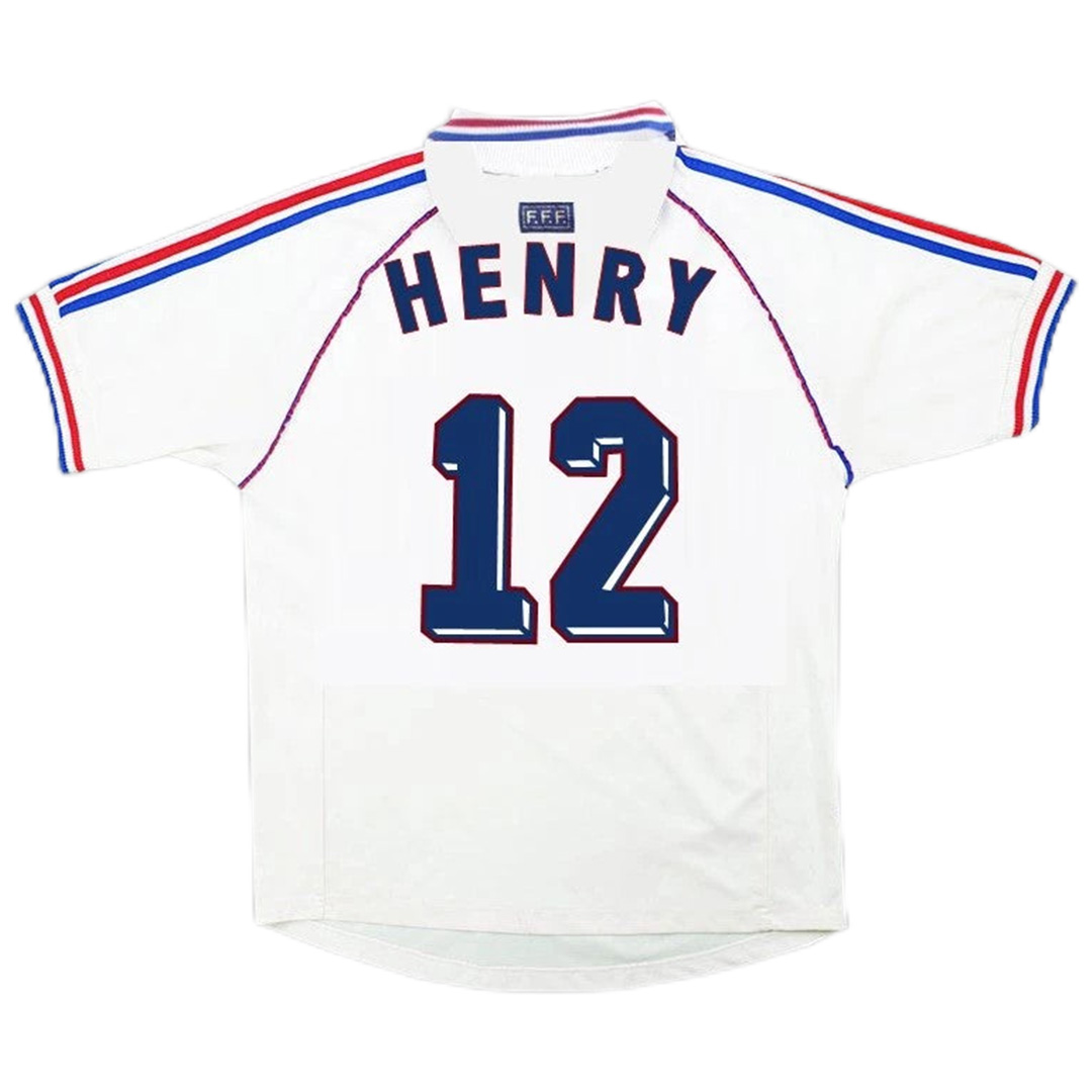 HENRY 12 France Retro Jersey Away World Cup 1998