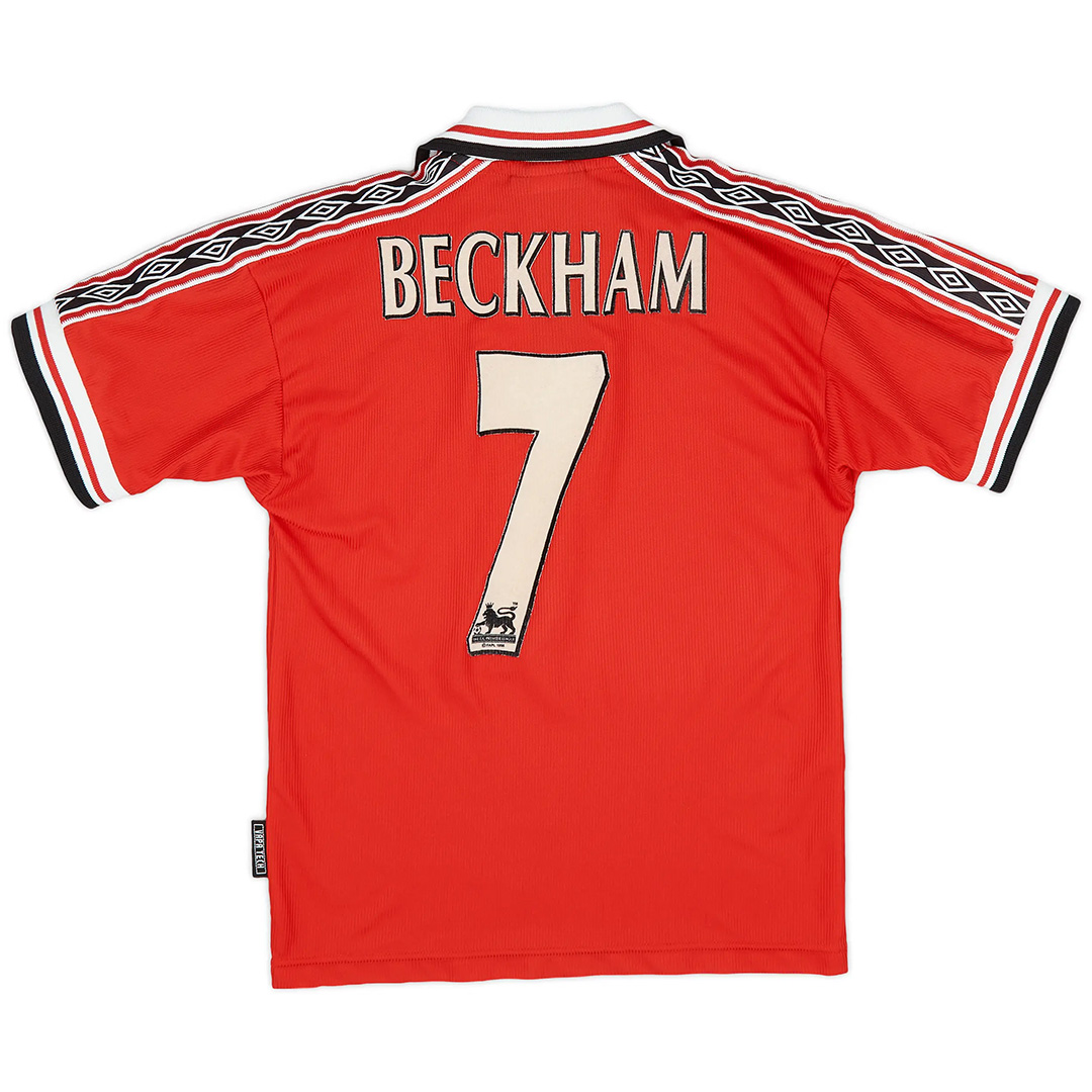 Beckham 7 Manchester United Retro Home Jersey 1999/00