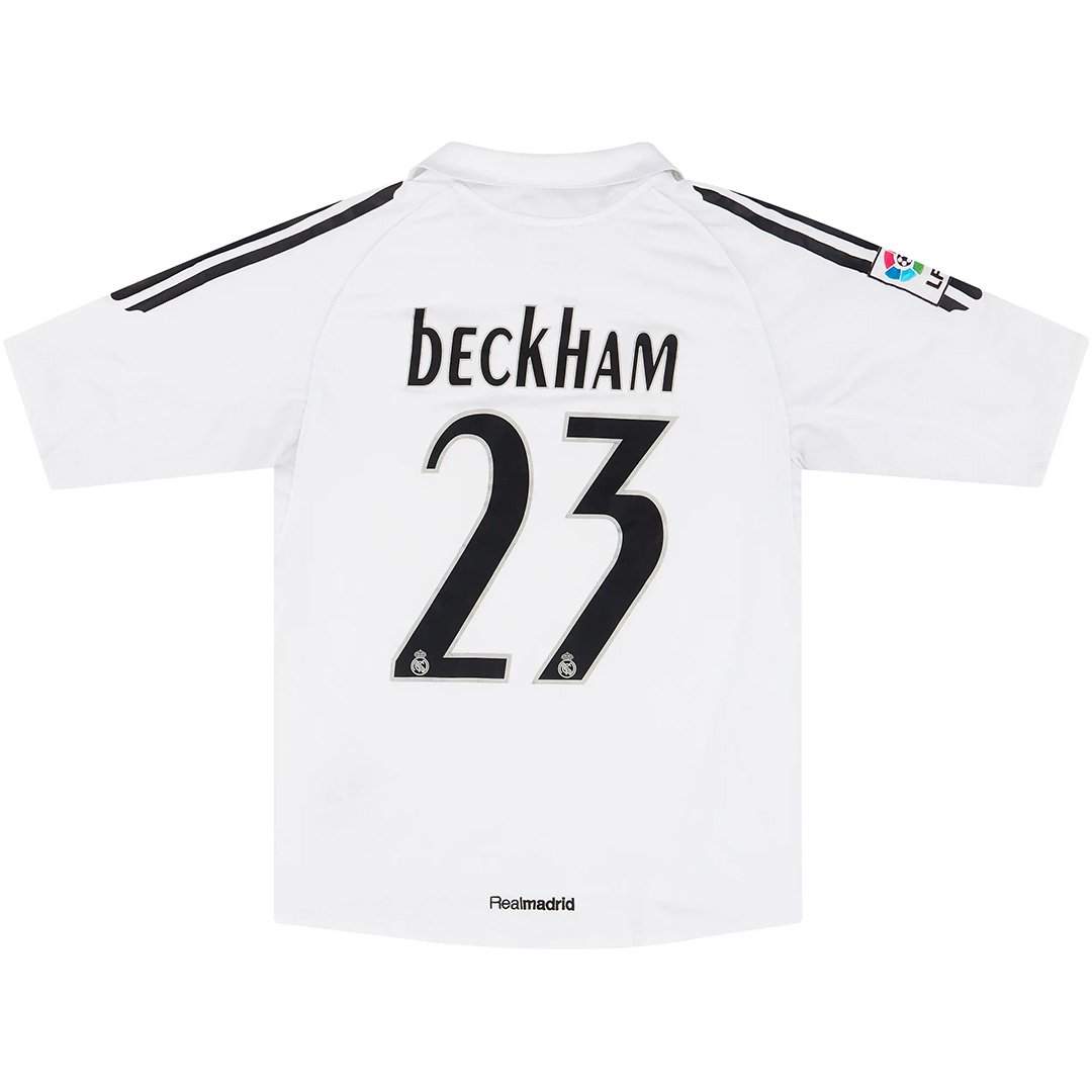 Beckham 23 Retro Real Madrid Home Jersey 2005/06