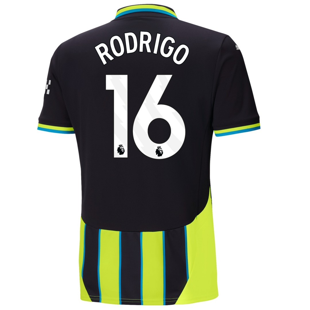 RODRIGO 16 Manchester City Away Jersey 2024/25