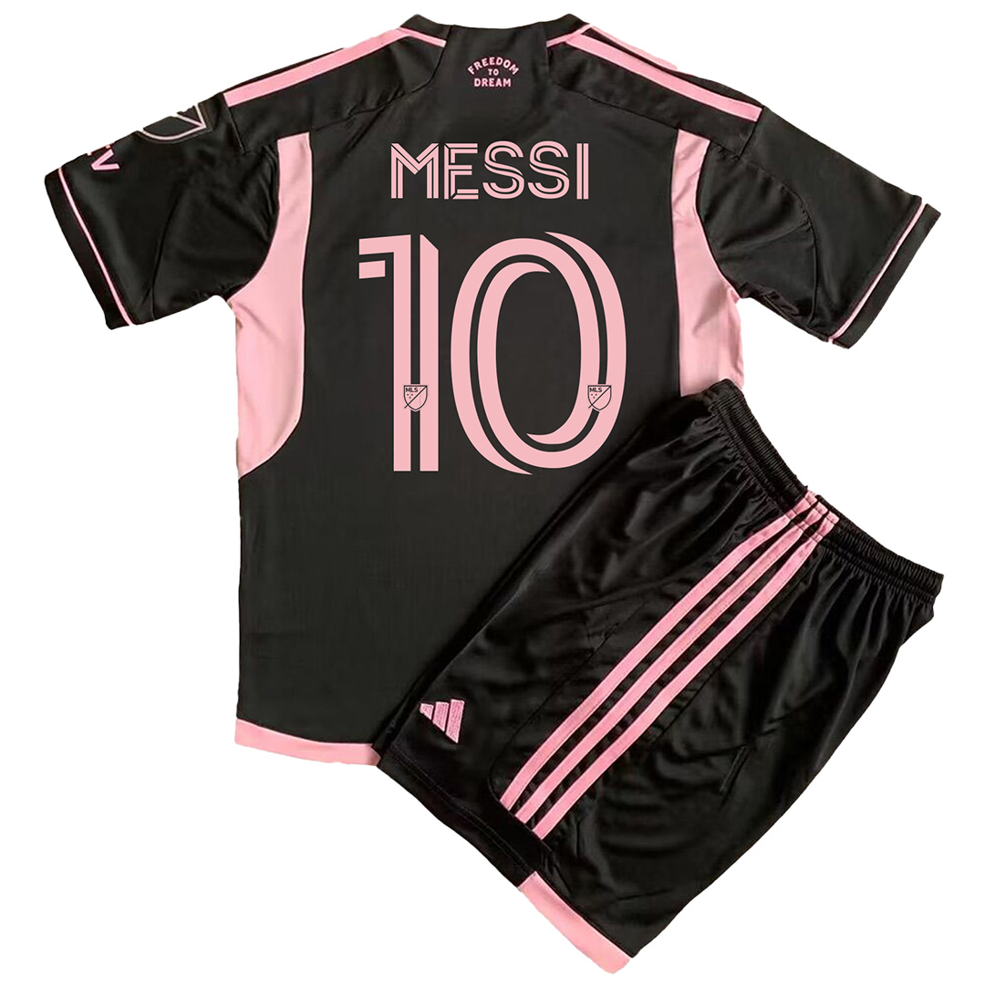 Kids Inter Miami MESSI 10 Jersey Away Kit 2023