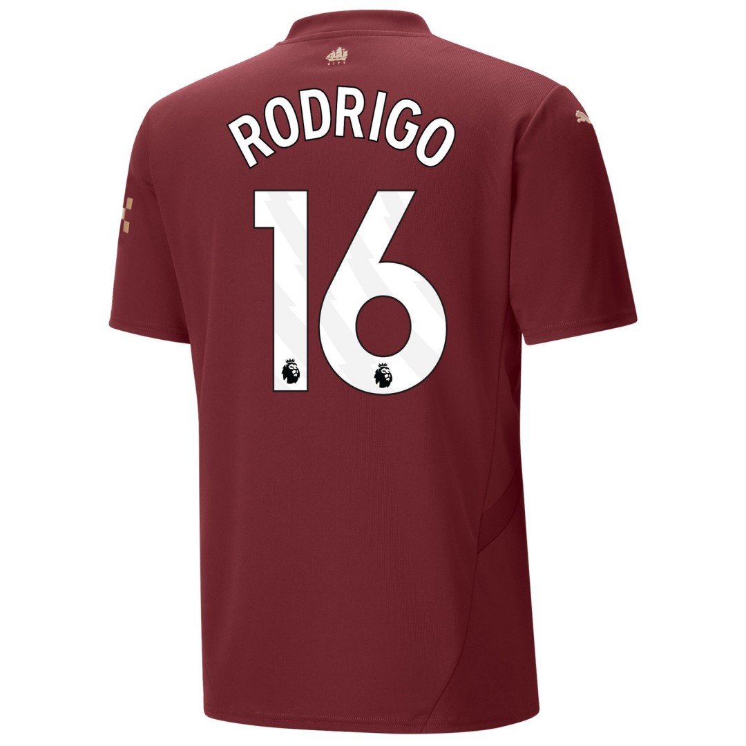 RODRIGO 16 Manchester City Third Jersey 2024/25