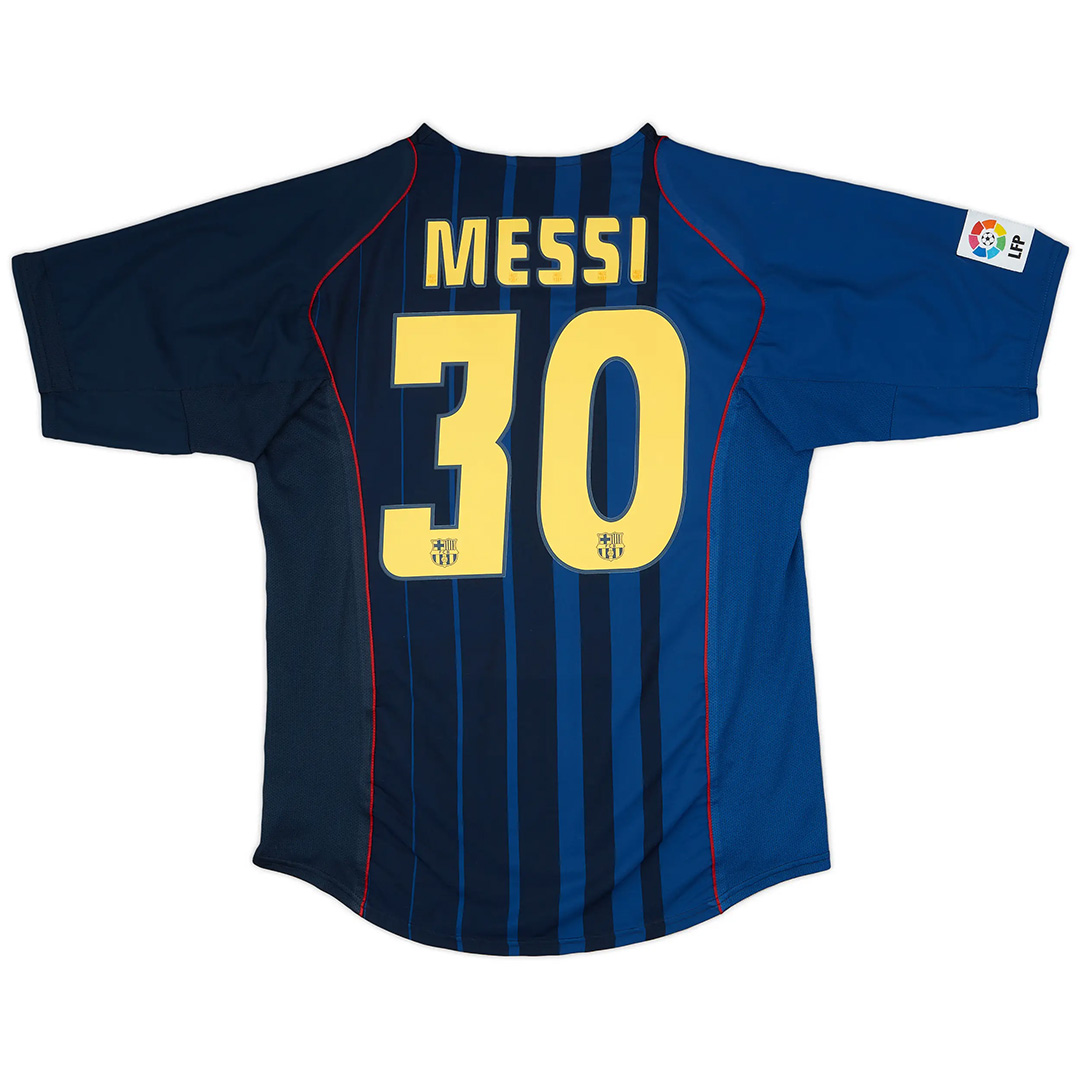 MESSI 30 Retro Barcelona Away Jersey 2004/05