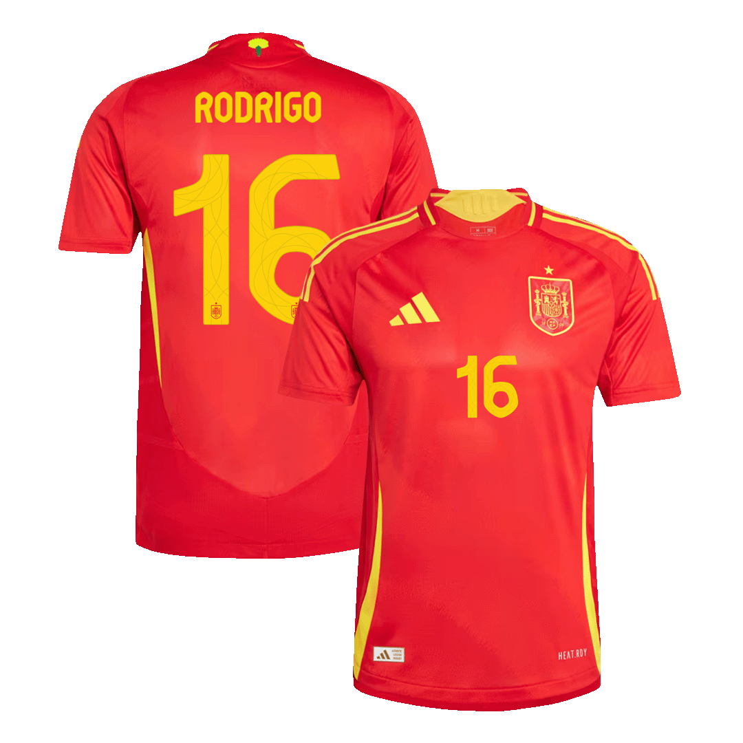 RODRIGO 16 Spain Home Jersey Player Version Euro 2024