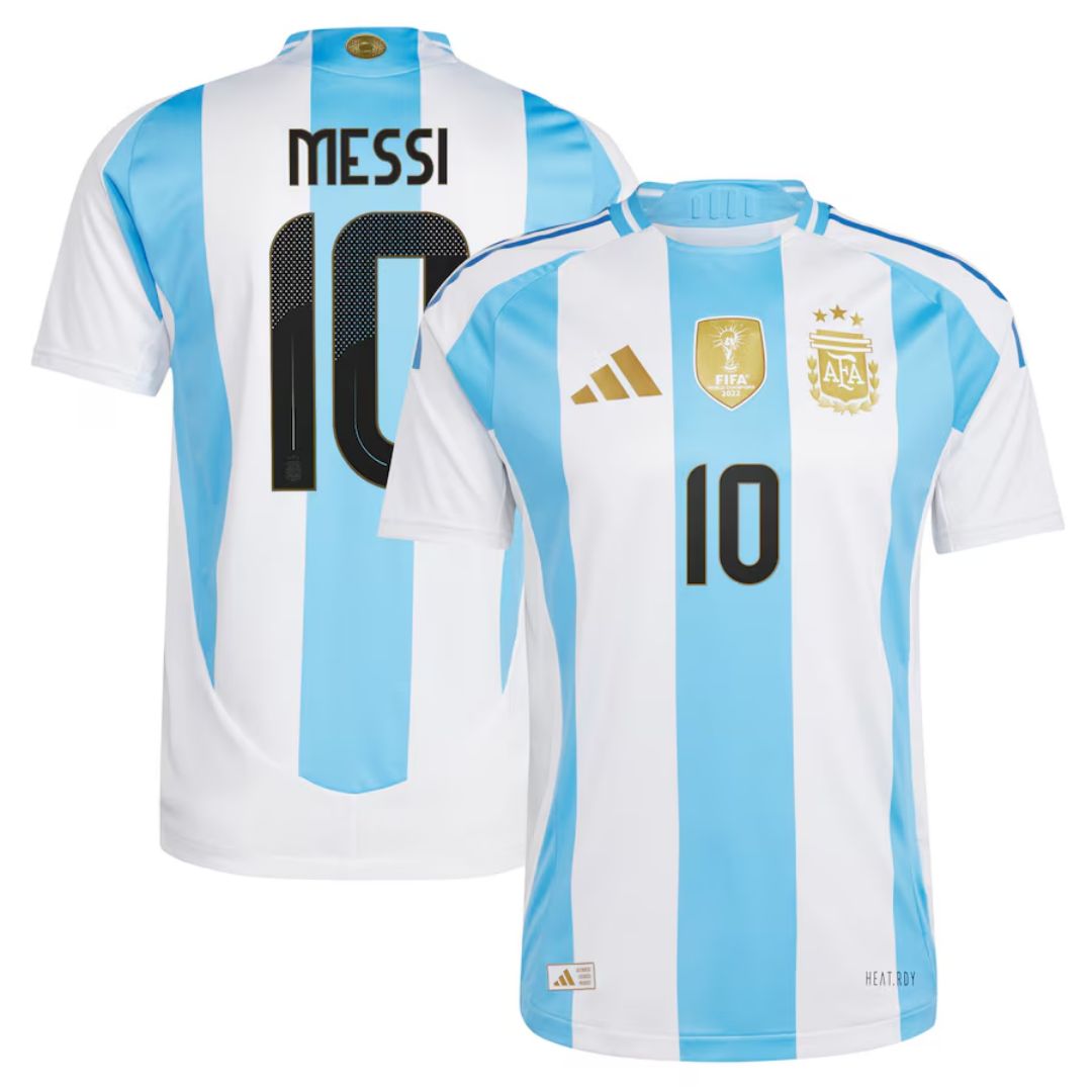 Messi 10 Argentina Home Jersey Player Version Copa America 2024