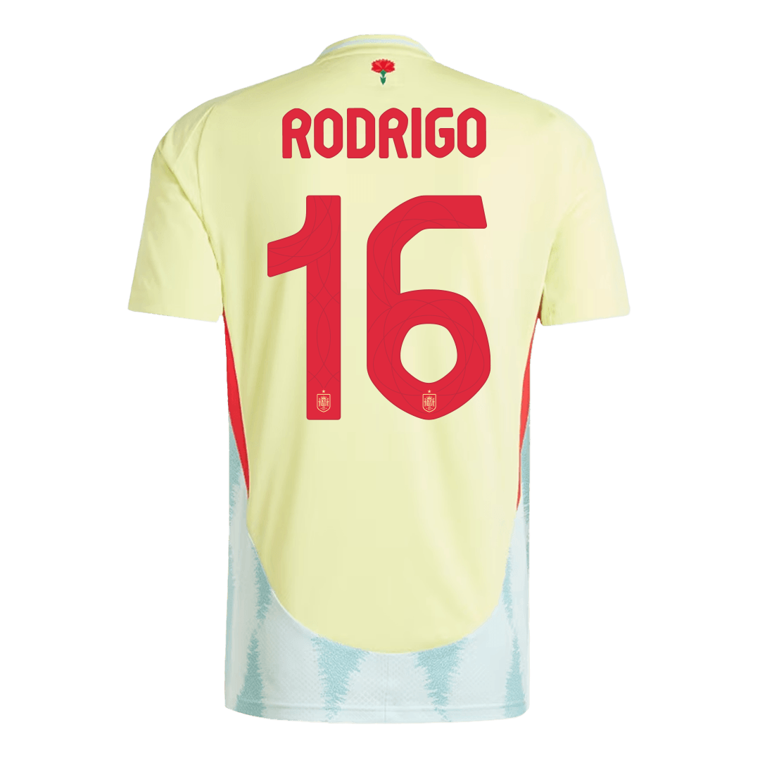 RODRIGO 16 Spain Away Jersey Euro 2024