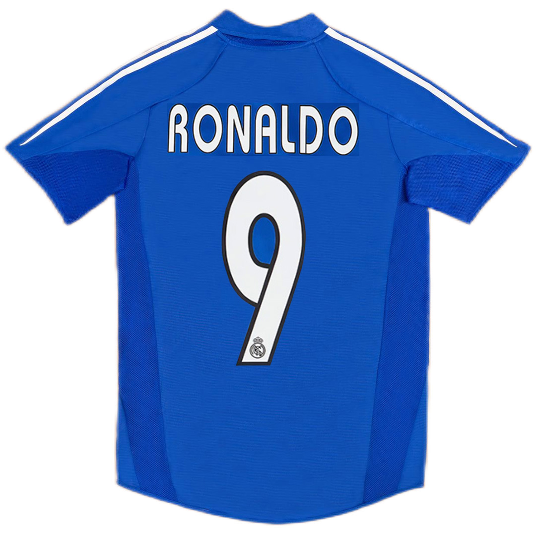 RONALDO 9 Retro Real Madrid Third Jersey 2004/05