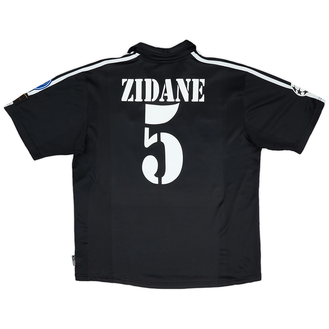 Zidane 5 Real Madrid Retro Jersey Centenary Away 2002/03