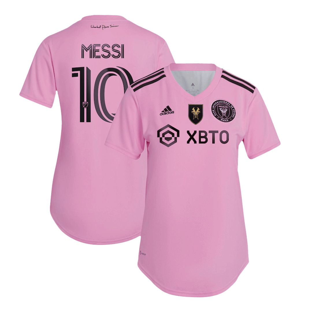 Women's MESSI 10 Inter Miami &quot;Messi GOAT&quot; Home Jersey 2022