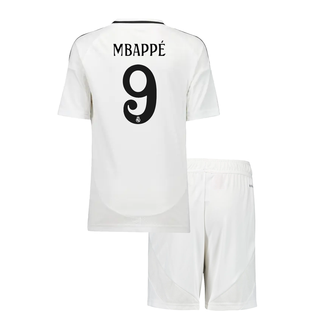 Kids MBAPPÉ 9 Real Madrid Home Kit 2024/25