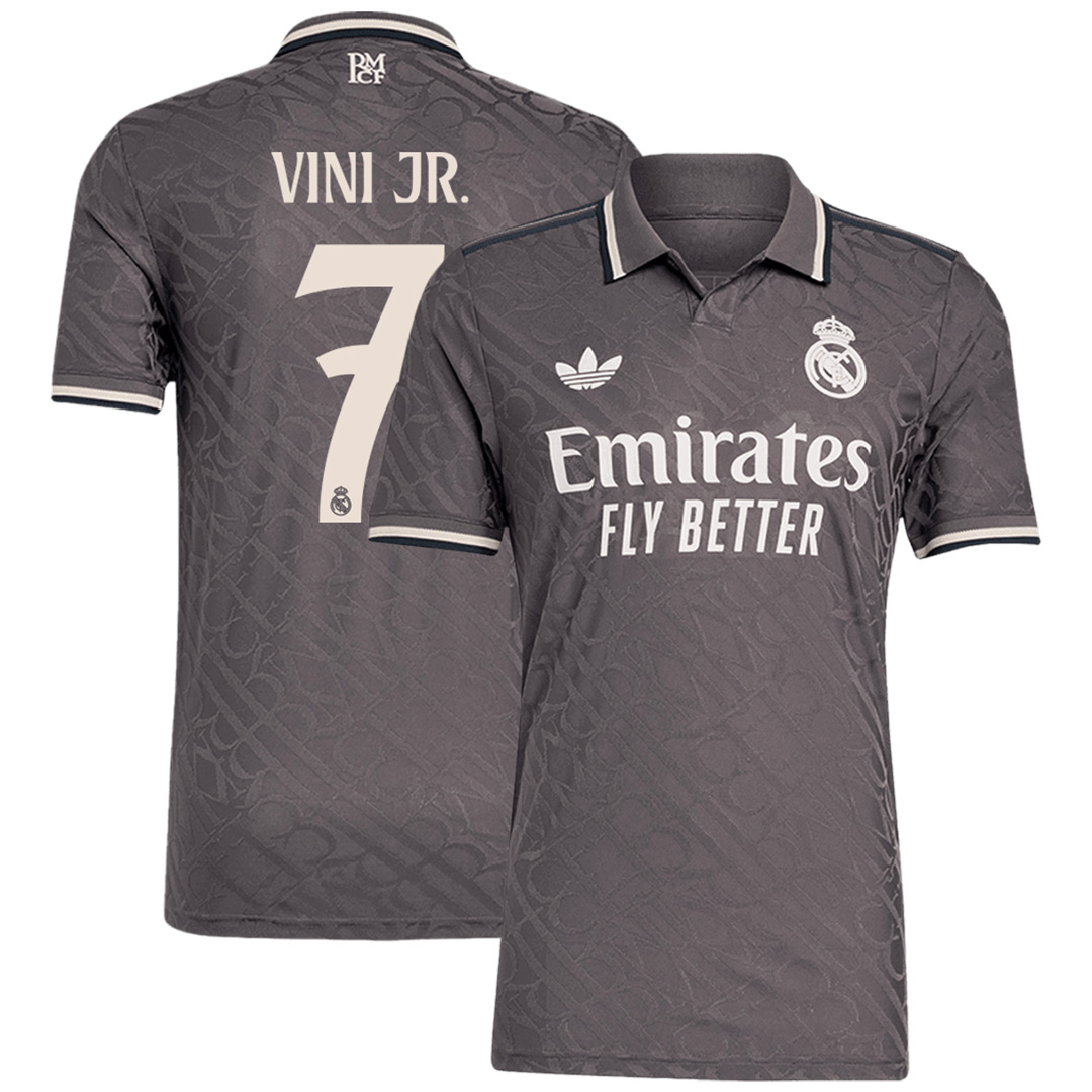 VINI JR. 7 Real Madrid Third Match Jersey 2024/25