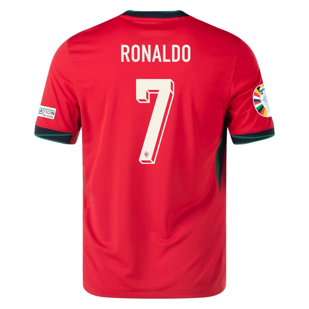 [Super Replica] Ronaldo 7 Portugal Home Jersey Euro 2024