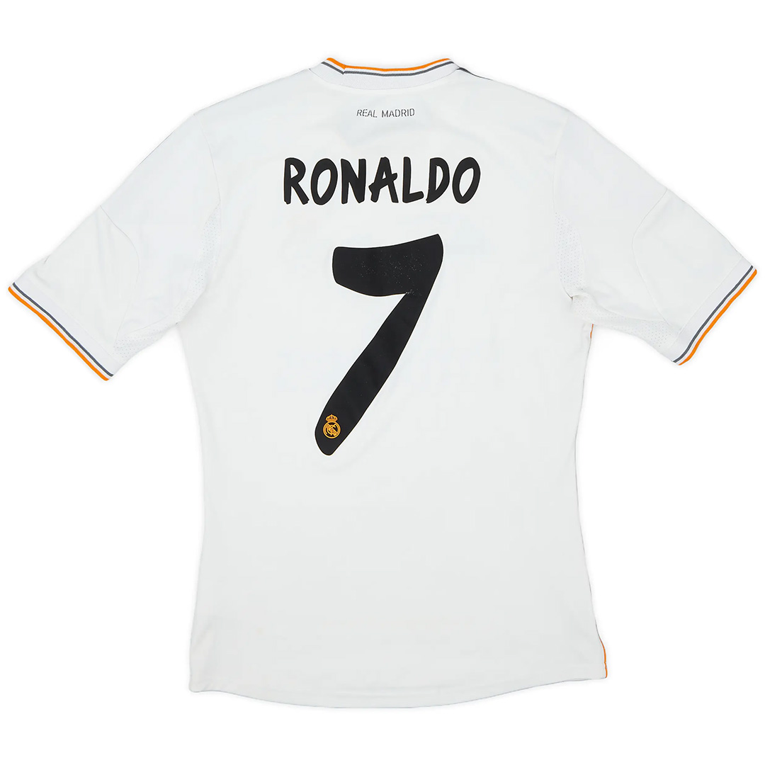 RONALDO 7 Retro Real Madrid Home Jersey 2013/14