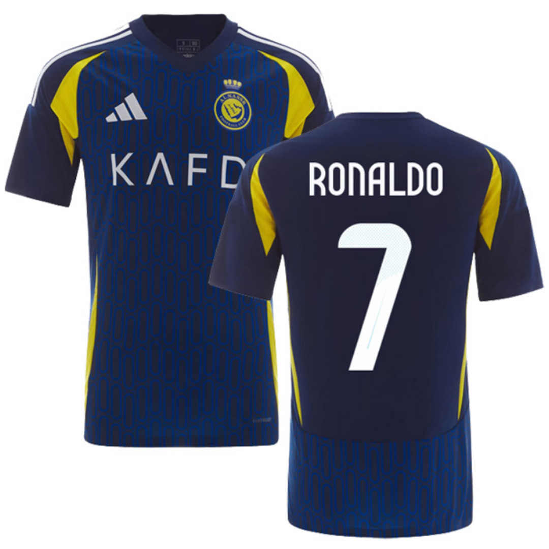 Ronaldo 7 Al Nassr Away Jersey 2024/25 - ACL Font