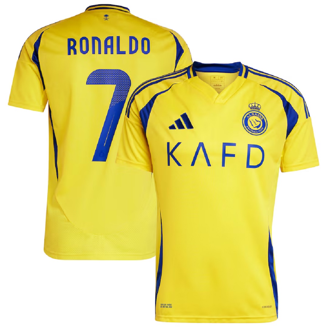 [Super Replica] RONALDO 7 Al Nassr Home Jersey 2024/25 - ACL Font