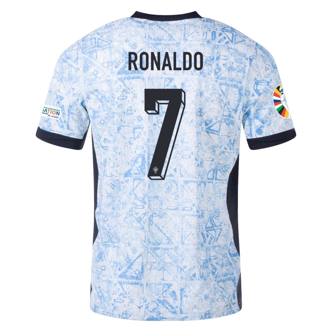 Ronaldo 7 Portugal Away Jersey Player Version EURO 2024