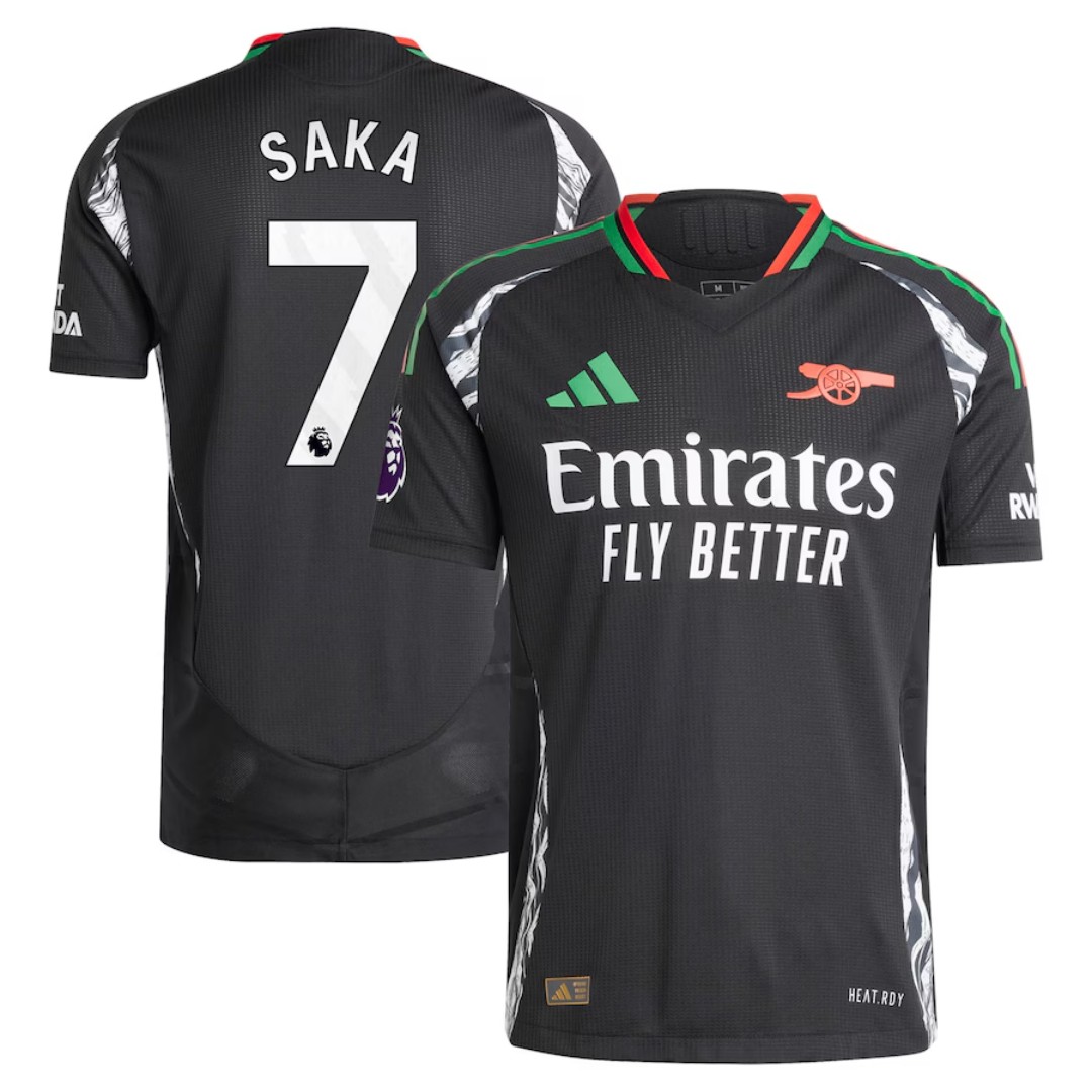 SAKA 7 Arsenal Away Match Jersey 2024/25