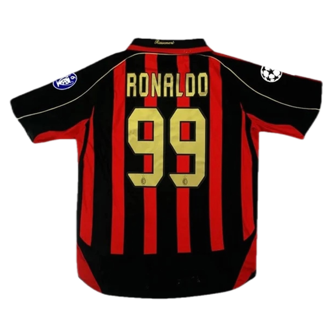 Ronaldo 99 Retro AC Milan UCL Home Jersey 2006/07