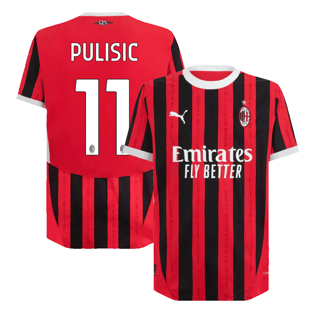 PULISIC 11 AC Milan Home Jersey Player Version 2024/25