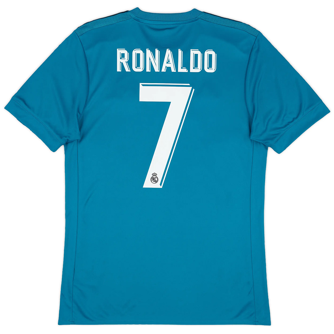 RONALDO 7 Real Madrid Retro Third Jersey 2017/18