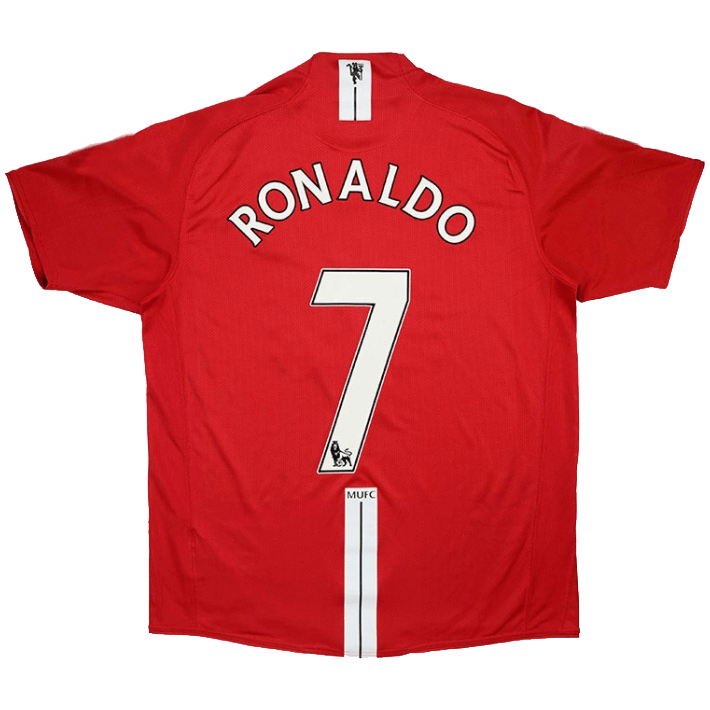 RONALDO 7 Retro Manchester United Home Jersey 2007/08