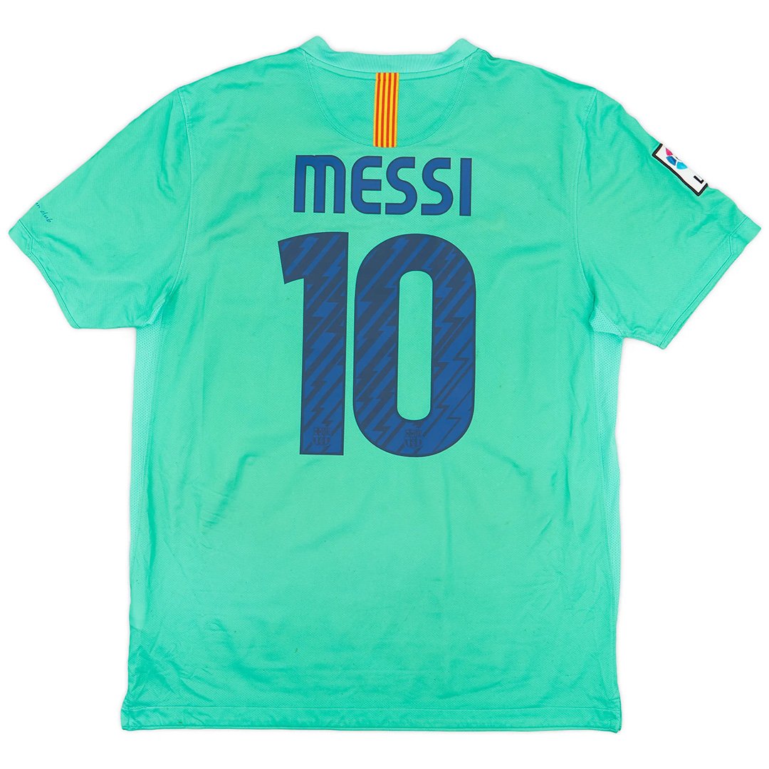 Messi 10 Retro Barcelona Away Jersey 2010/11