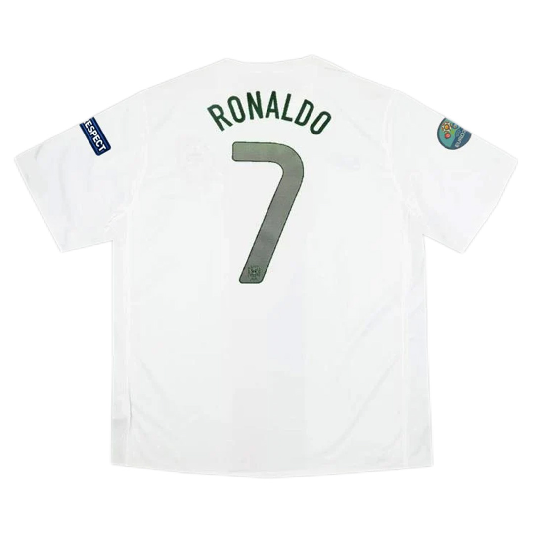 Portugal Ronaldo 7 Retro Jersey Away Euro Cup 2012